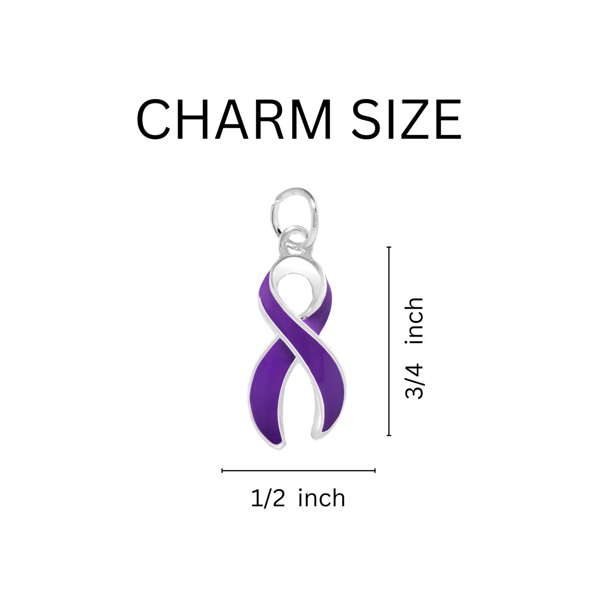 Cystic Fibrosis Ribbon Charm Where There Is Love Bracelets