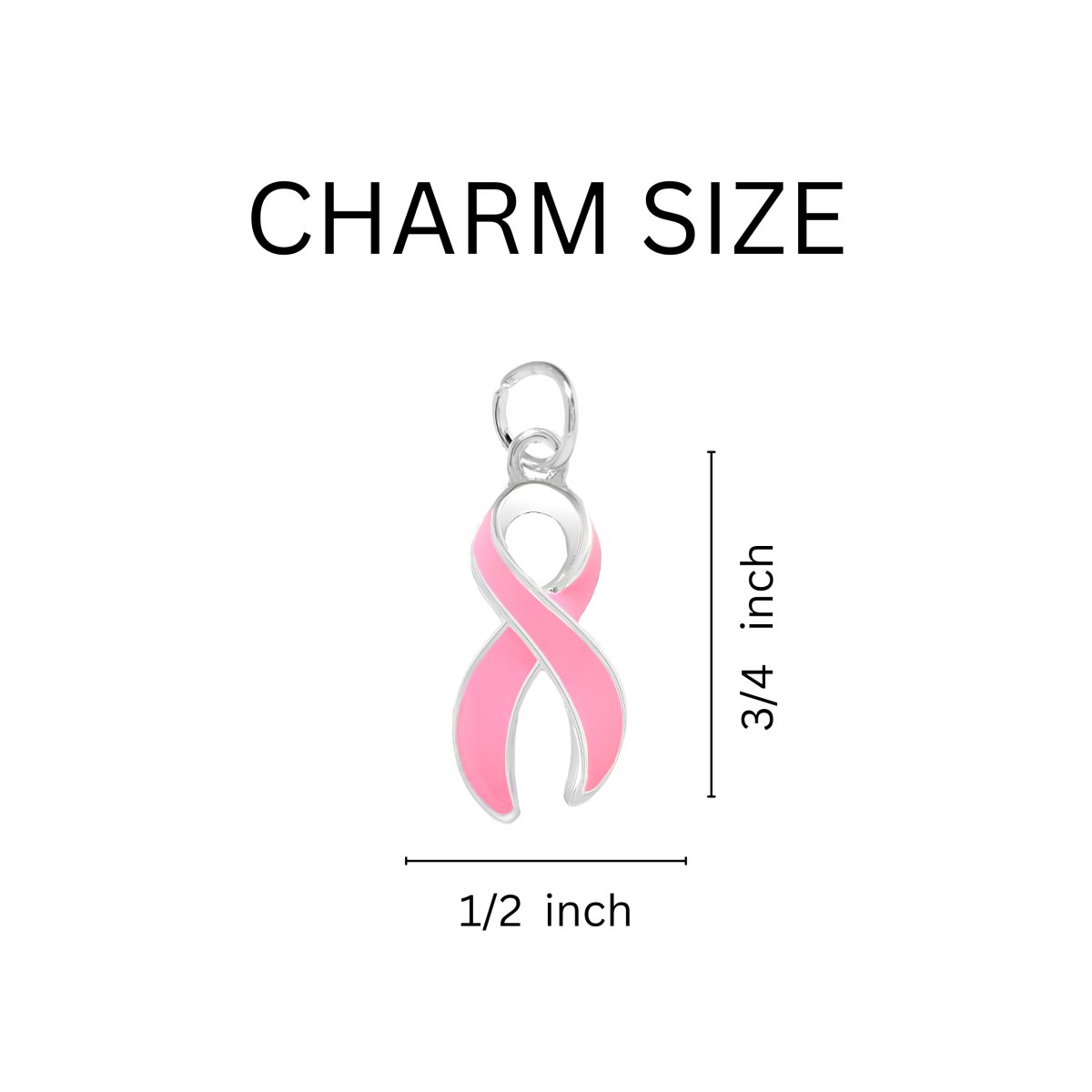 Love You To The Moon And Back Pink Ribbon Bracelets