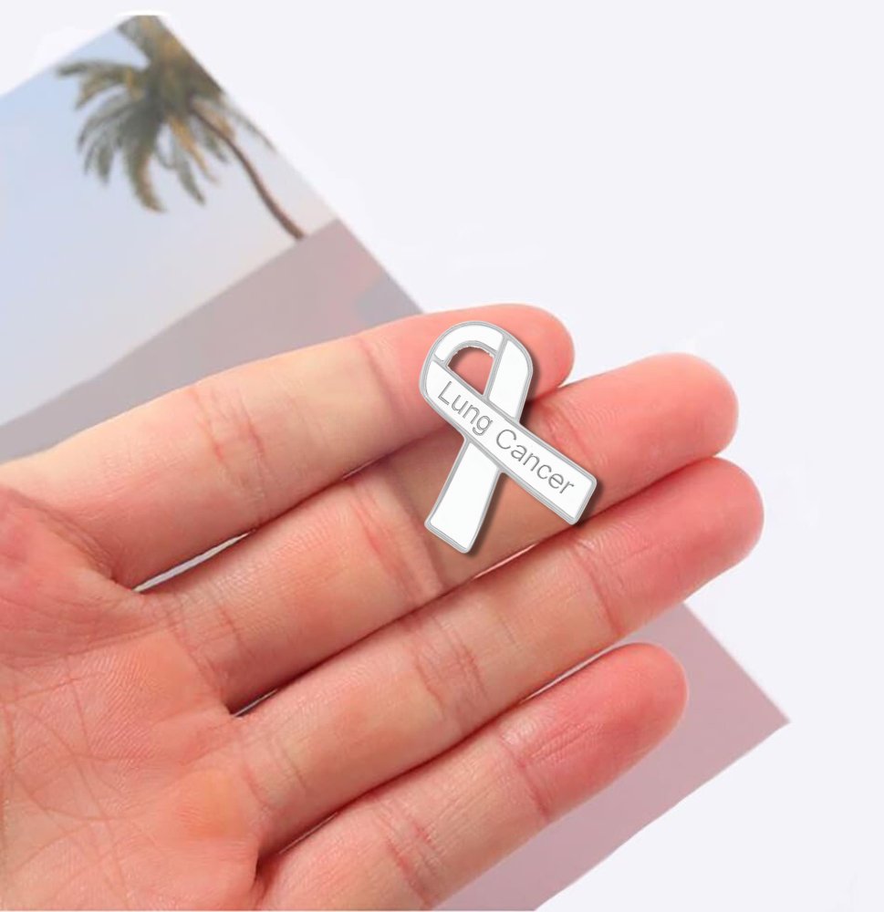 Lung Cancer Awareness Pins