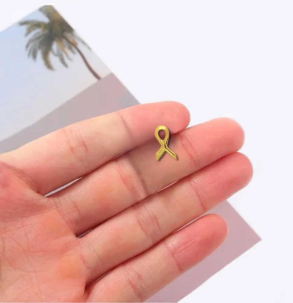 Small Gold Ribbon Childhood Cancer Tac Pins