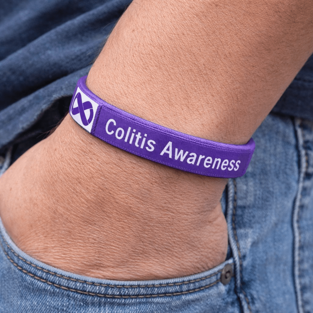 Colitis Awareness Bangle Bracelets
