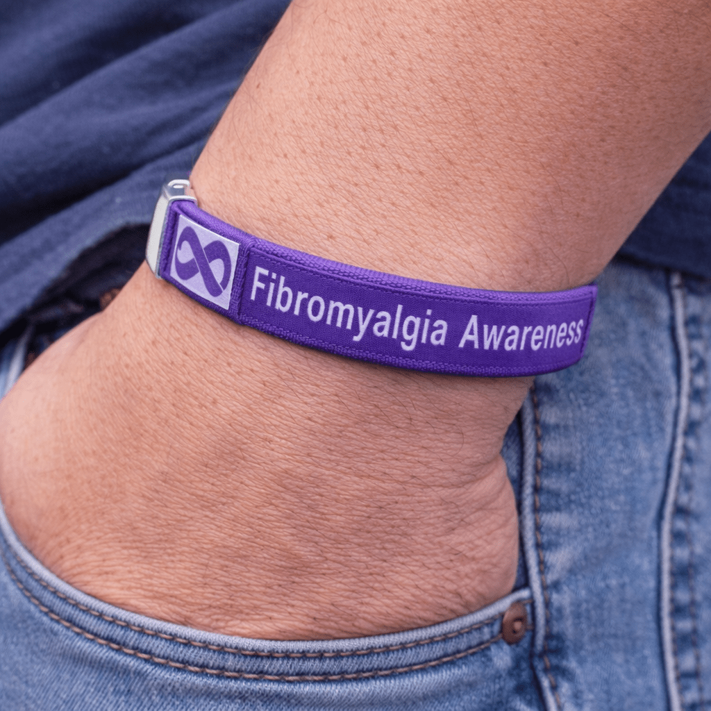 Fibromyalgia Awareness Bangle Bracelets