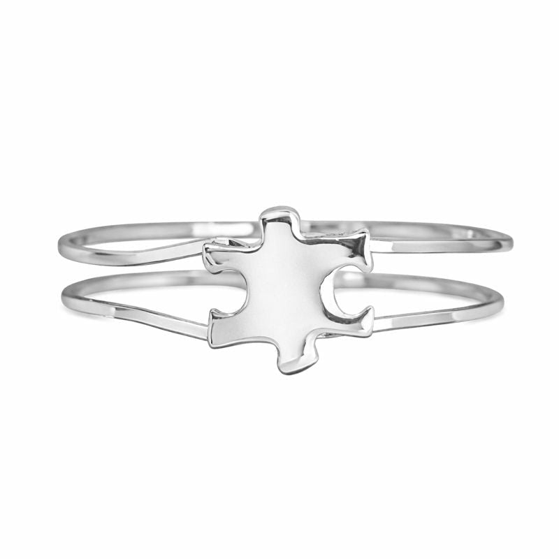 Puzzle Clasp Autism Awareness Bangles