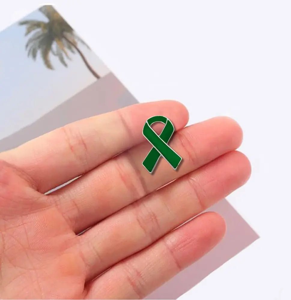 Green Ribbon Awareness Pins