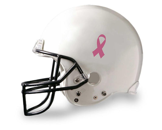 25 Pink Ribbon Awareness Football Helmet Decals