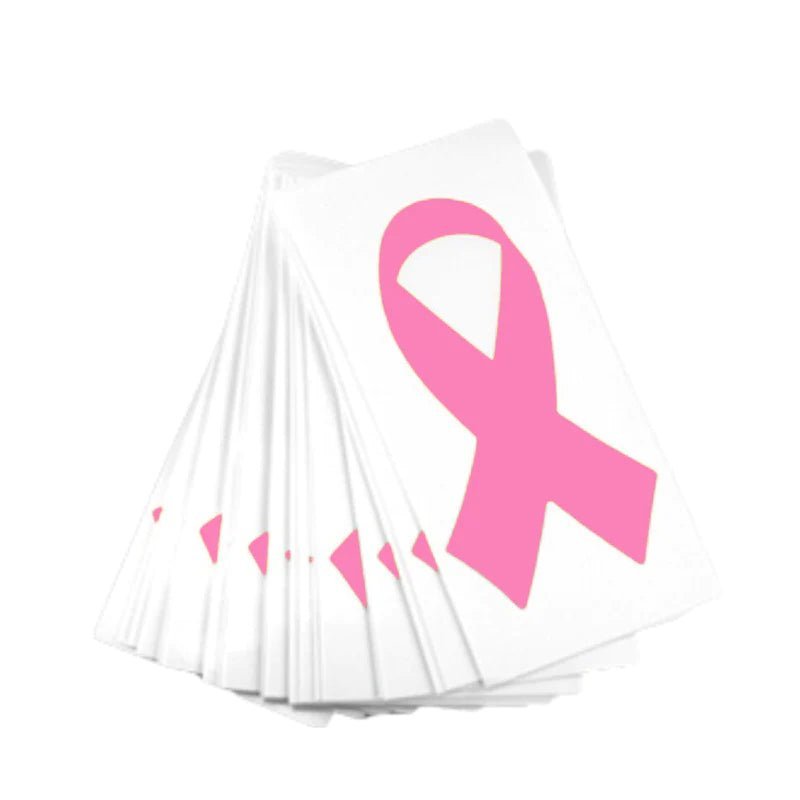 25 Pink Ribbon Awareness Football Helmet Decals