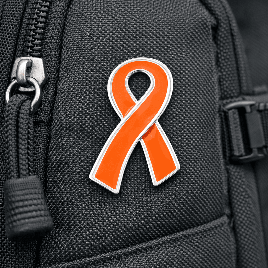 Kidney Cancer Awareness Ribbon Pins