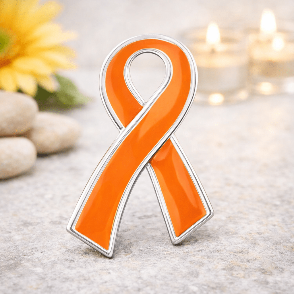 Kidney Cancer Awareness Ribbon Pins