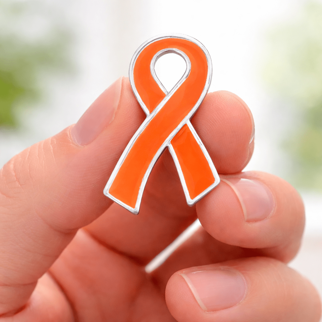 Kidney Cancer Awareness Ribbon Pins