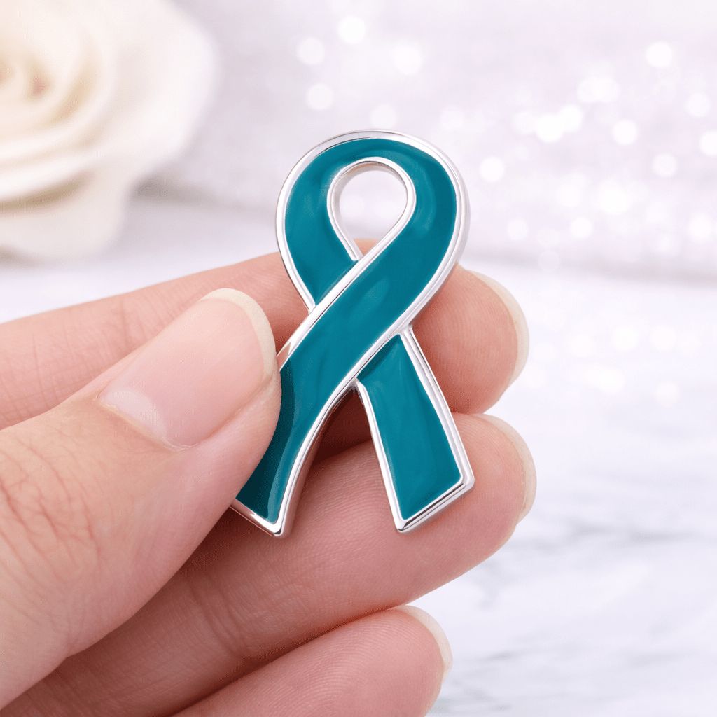 Ovarian Cancer Ribbon Pins