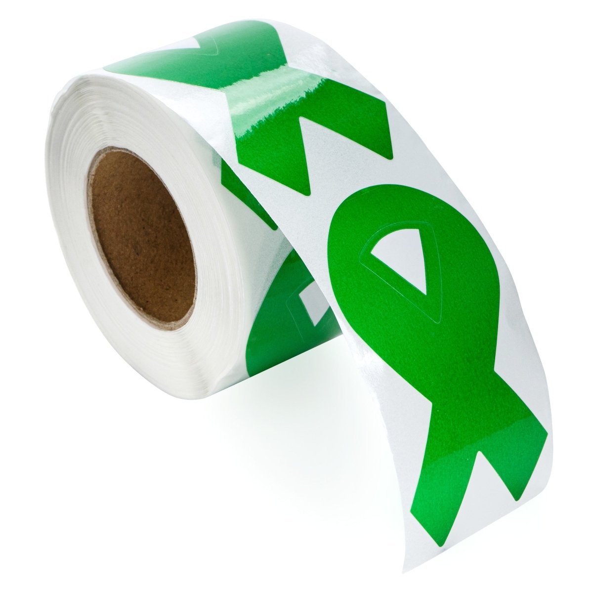 250 Liver Cancer Awareness Ribbon Stickers (250 per Roll)