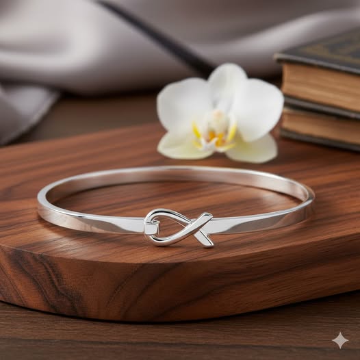 Elegant Awareness Ribbon Bracelets