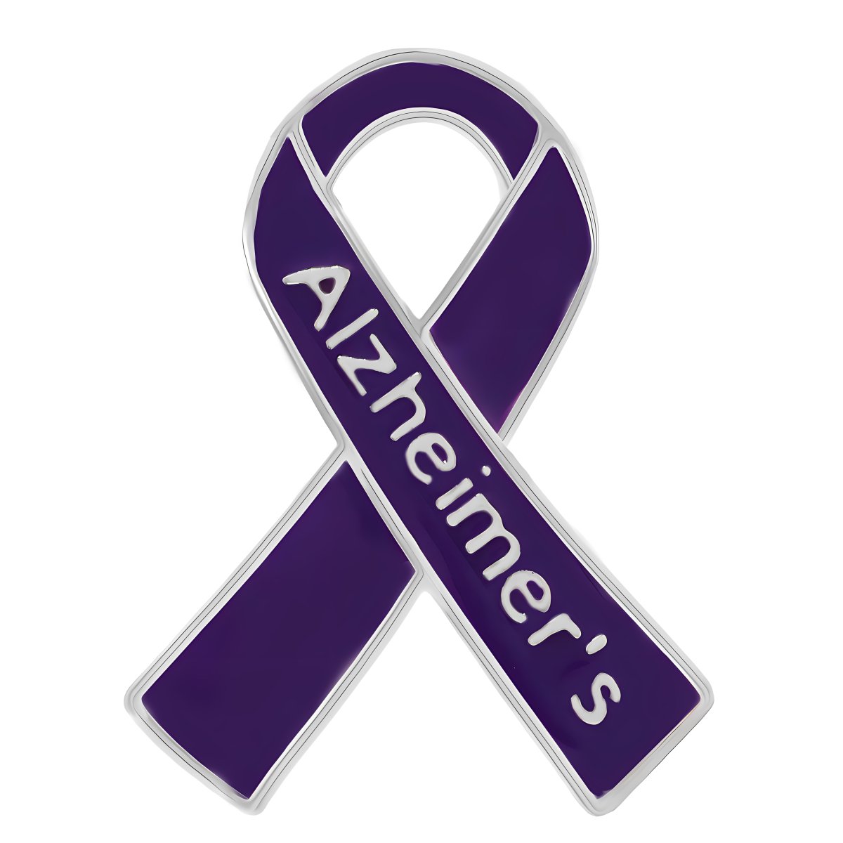 Alzheimer's Awareness Ribbon Pins