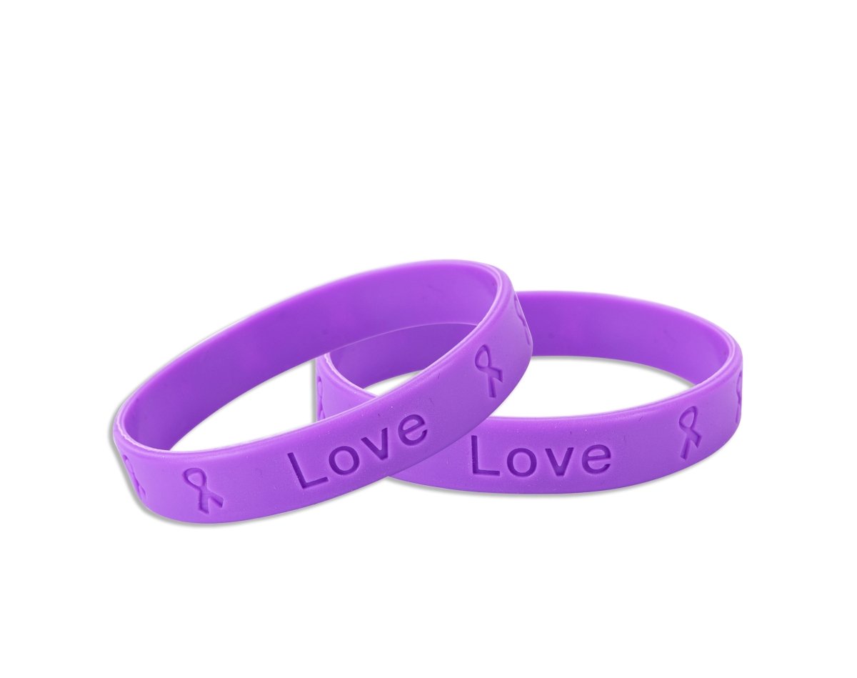 Alzheimer's Awareness Silicone Bracelet Wristbands