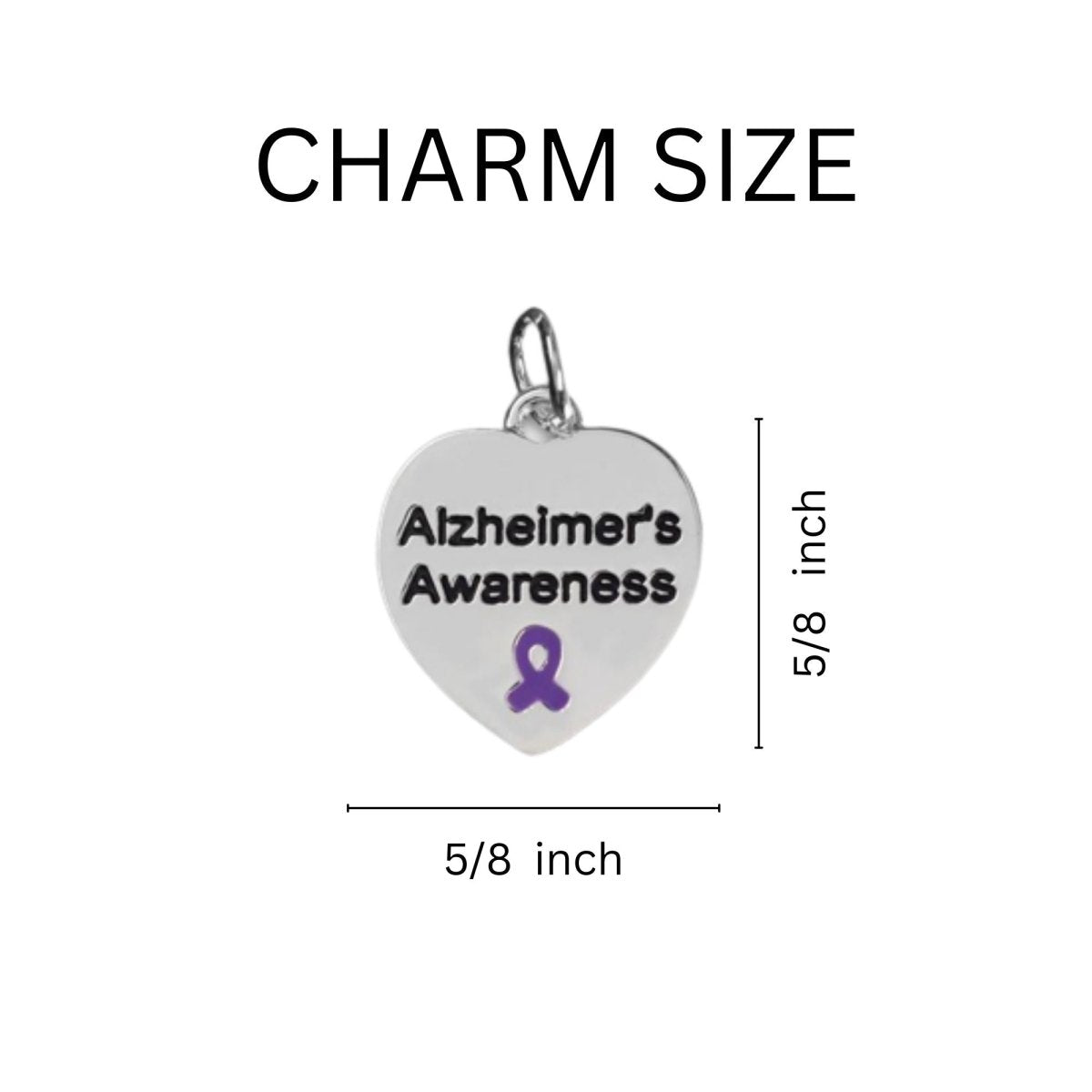 Alzheimer's Purple Ribbon Rope Bracelets