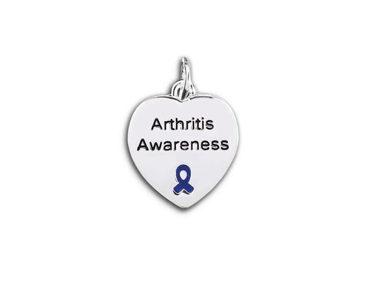 Arthritis Awareness Heart Charms