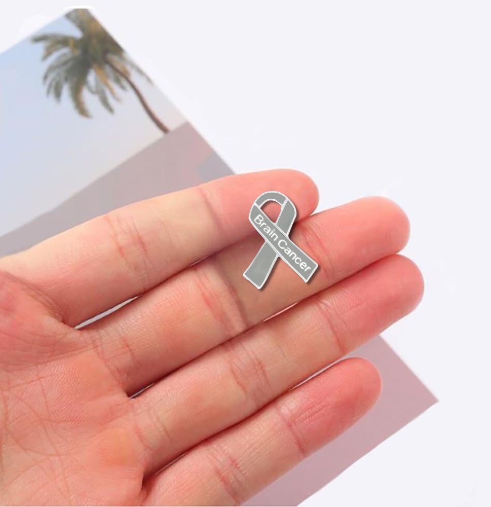 Brain Cancer Awareness Ribbon Pins
