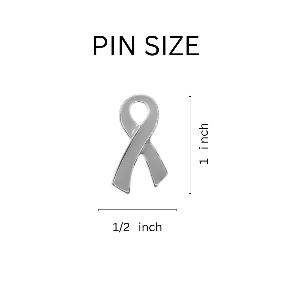 Brain Cancer Awareness Ribbon Pins