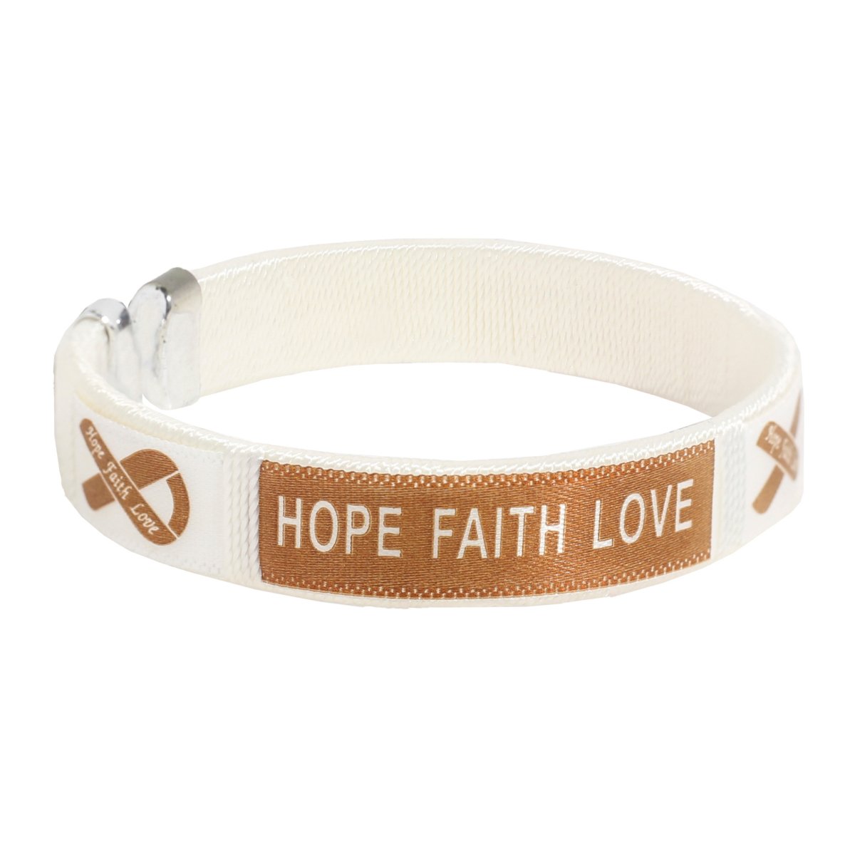 Brown Ribbon Bangle Bracelets