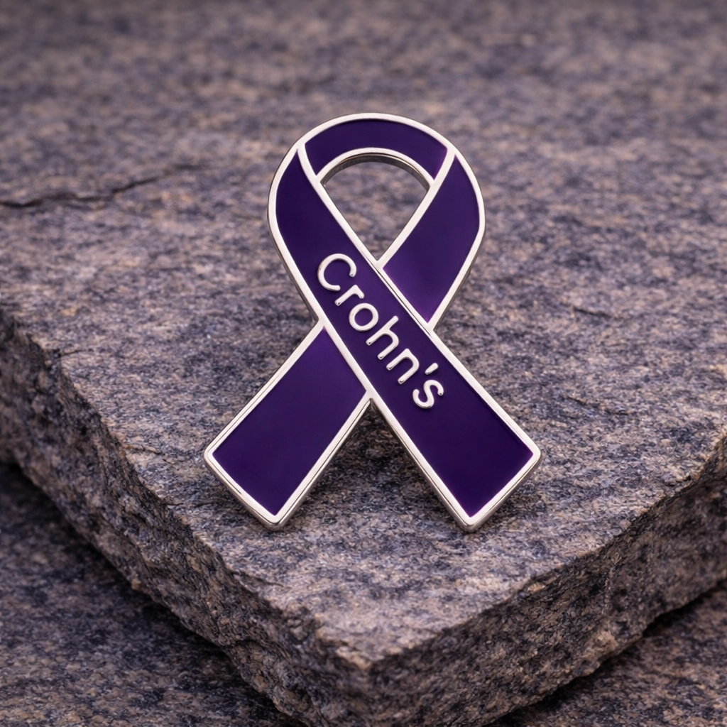 Crohn's Disease Awareness Ribbon Pins