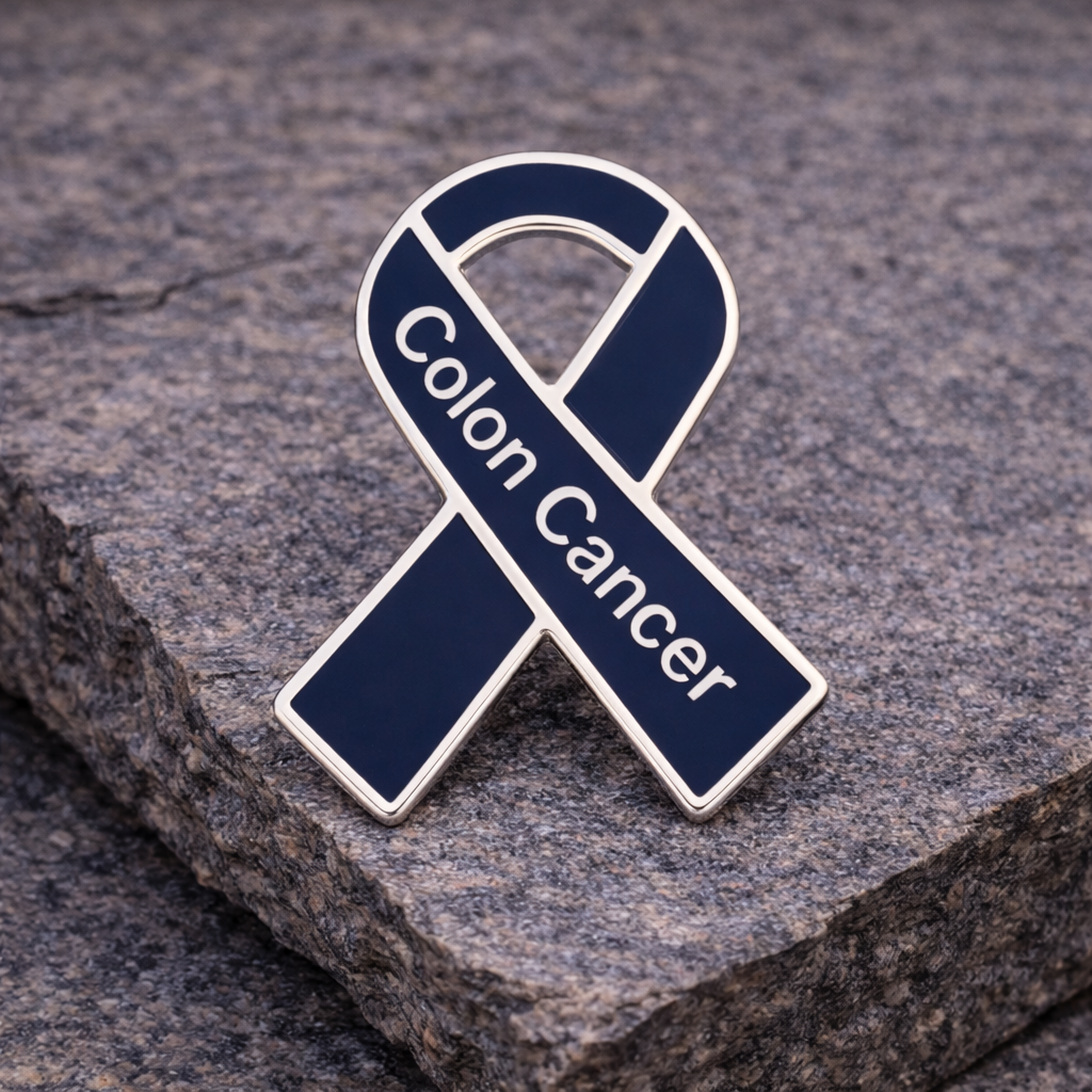 Colon Cancer Awareness Ribbon Pins