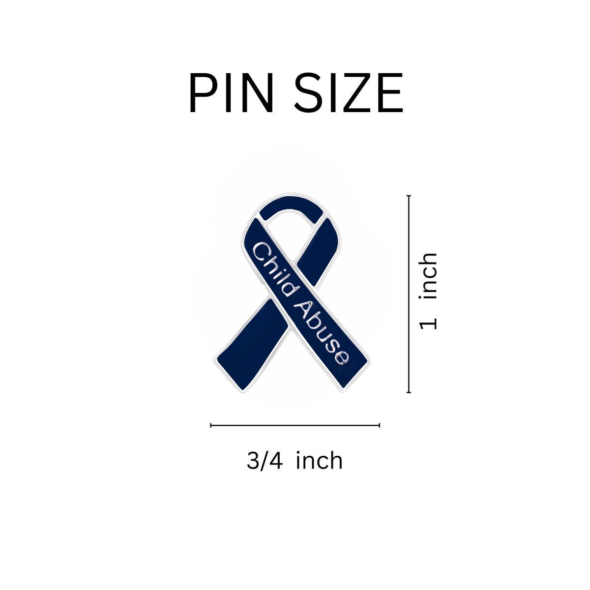 Child Abuse Awareness Ribbon Pins