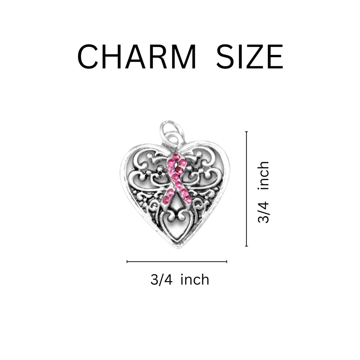 Breast Cancer Hope Strength Courage Bracelets