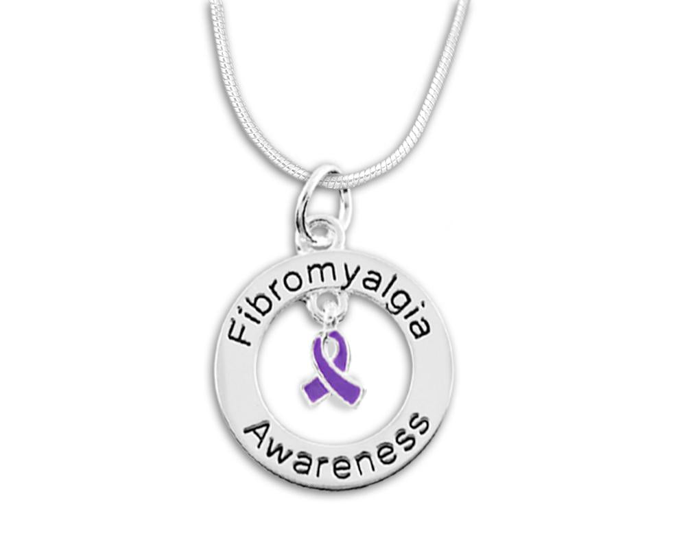 Fibromyalgia Awareness Necklaces