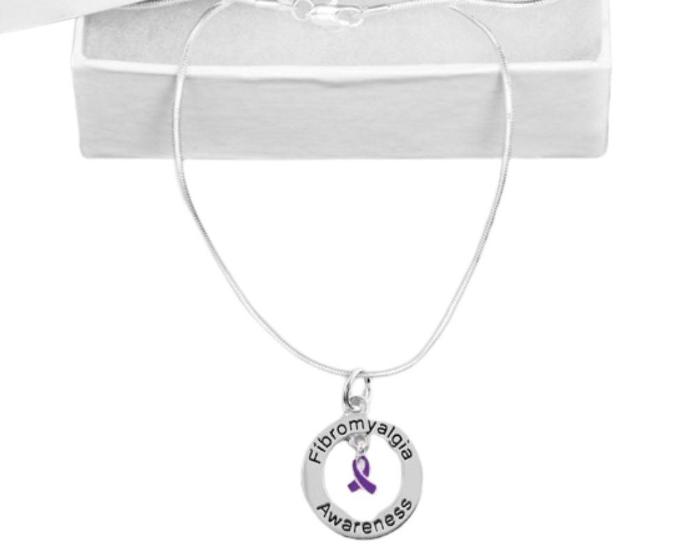 Fibromyalgia Awareness Necklaces