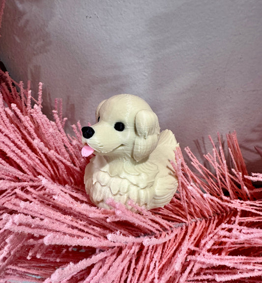 Golden Retriever Dog Duck