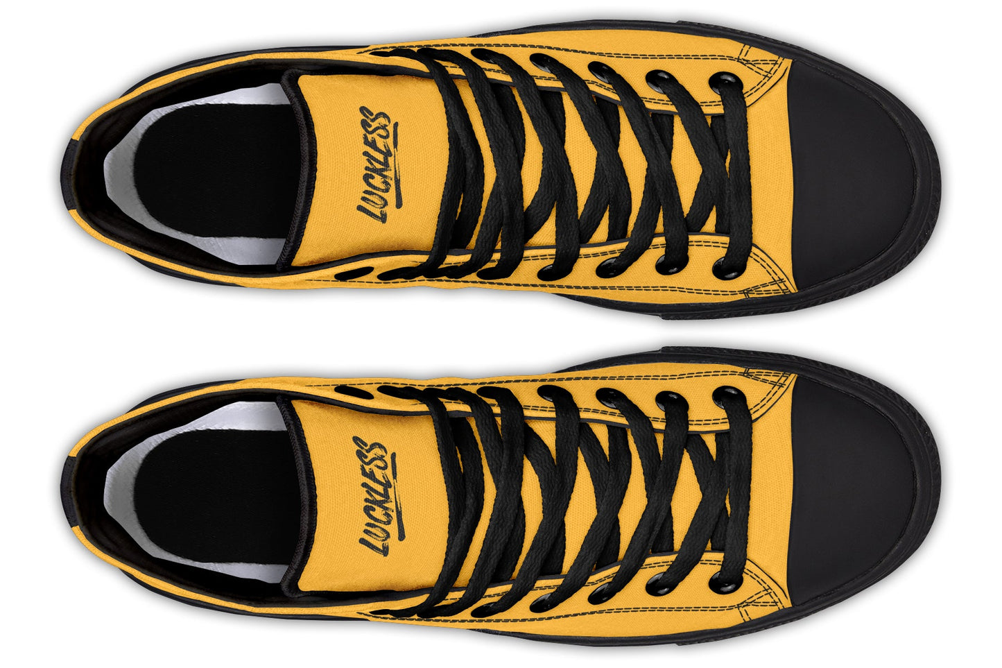 Sunflower And Skulls Yellow High Tops