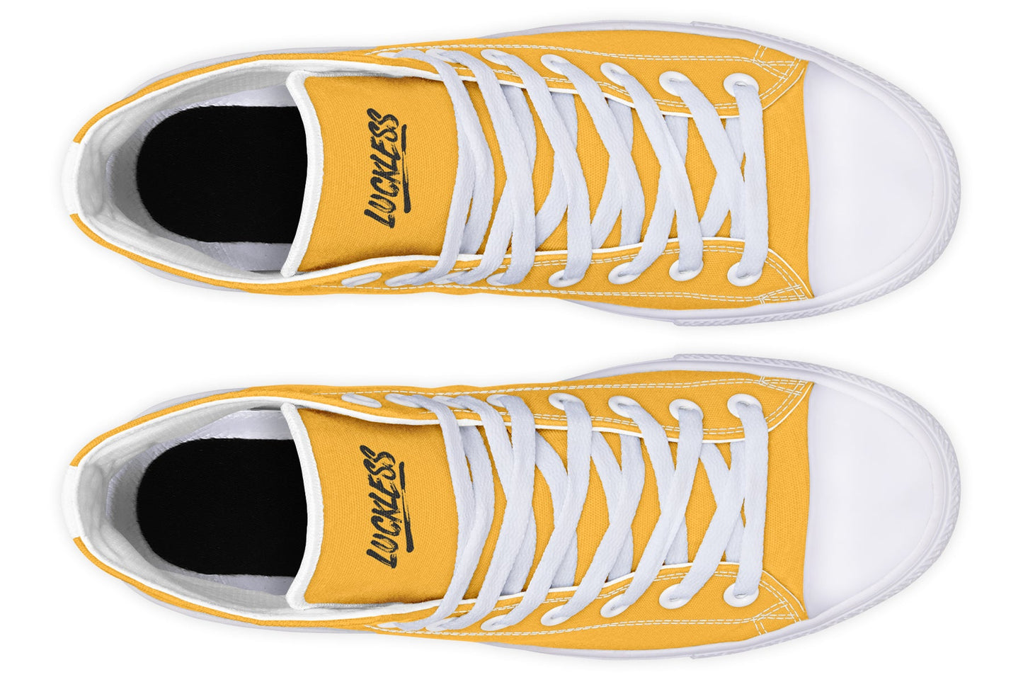 Sunflower And Skulls Yellow High Tops