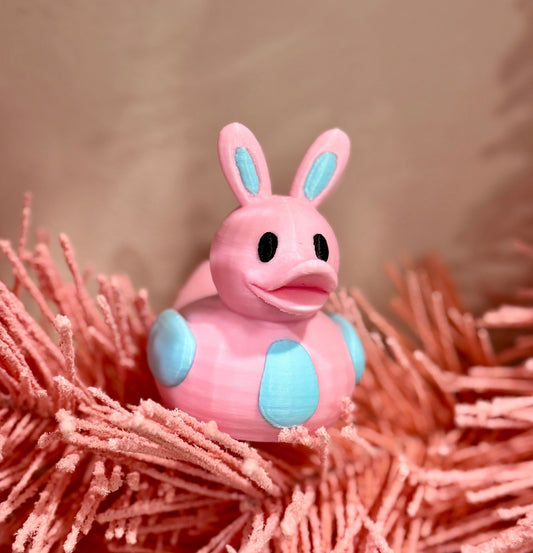 Easter Bunny Pastel Duck