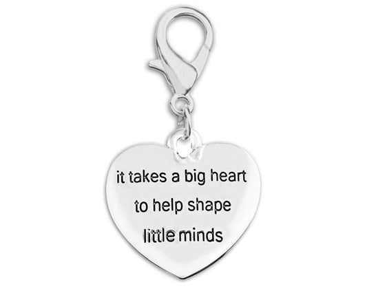 It Takes a Big Heart Hanging Charms