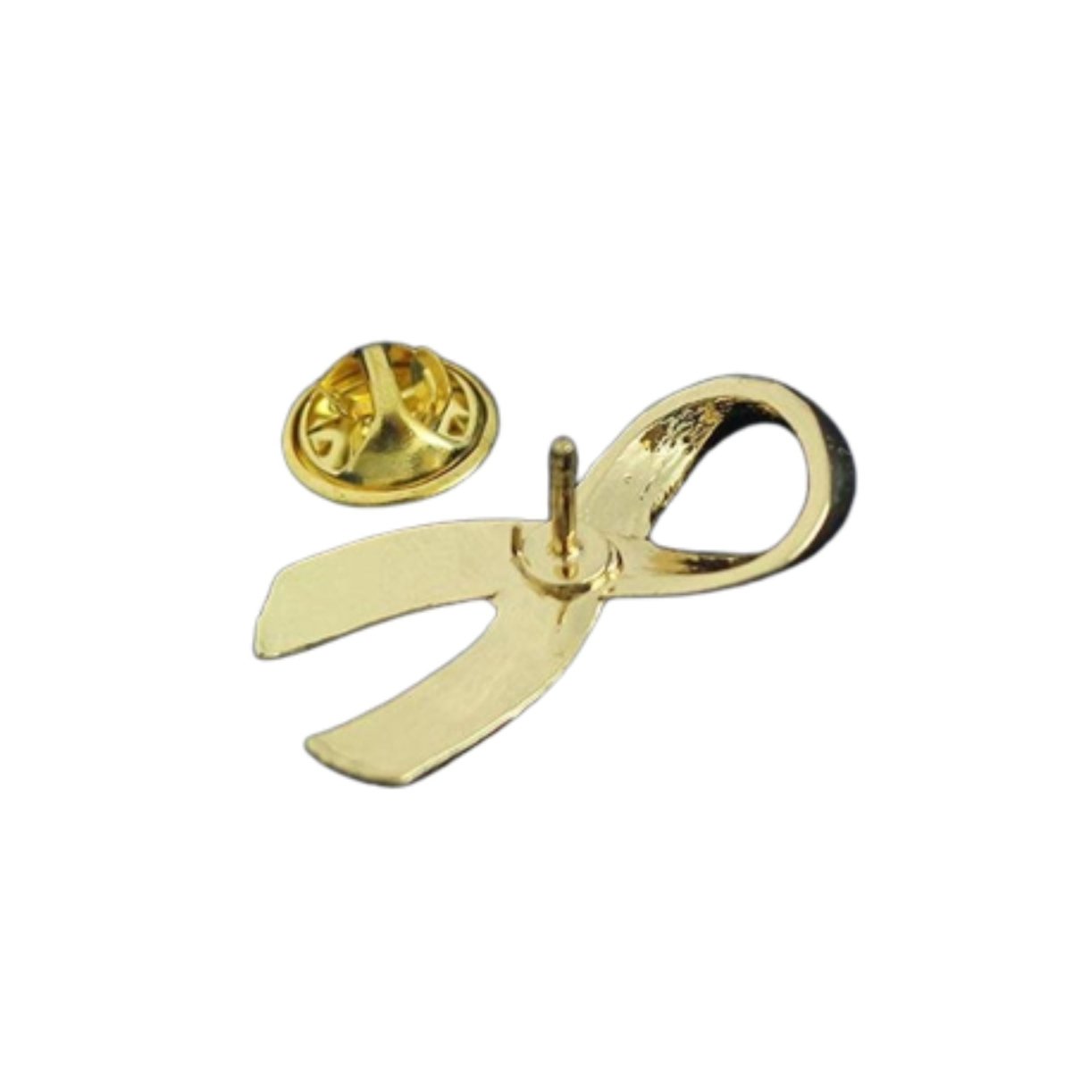 Large Gold Ribbon Awareness Pins