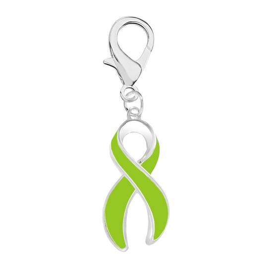 Large Lime Green Ribbon Hanging Charms