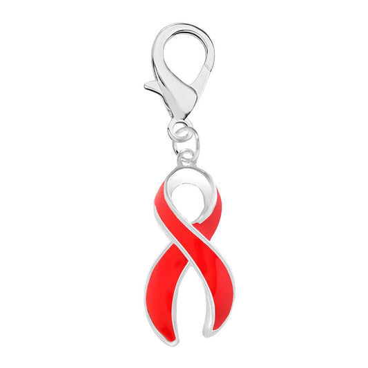 Large Red Ribbon Hanging Charms