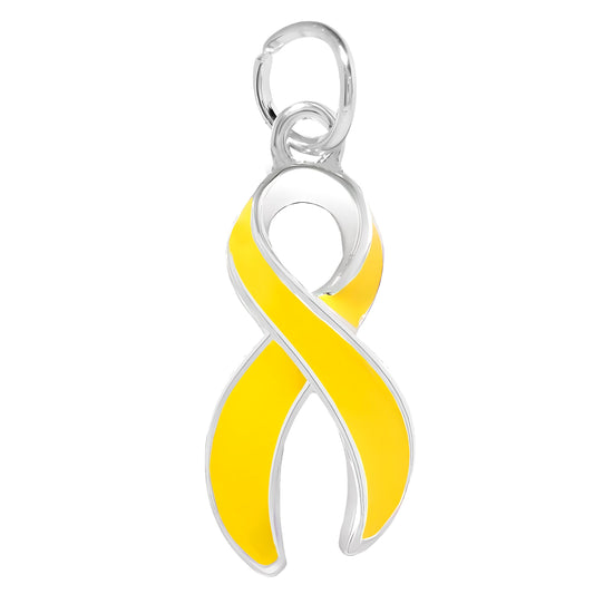 Large Yellow Ribbon Charms