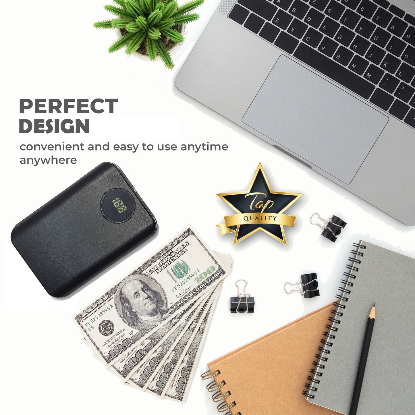 Portable USB Charger Diversion Safe - Realistic-Looking USB Charger with Discreet Secret Compartments and Storage to Stash Valuables