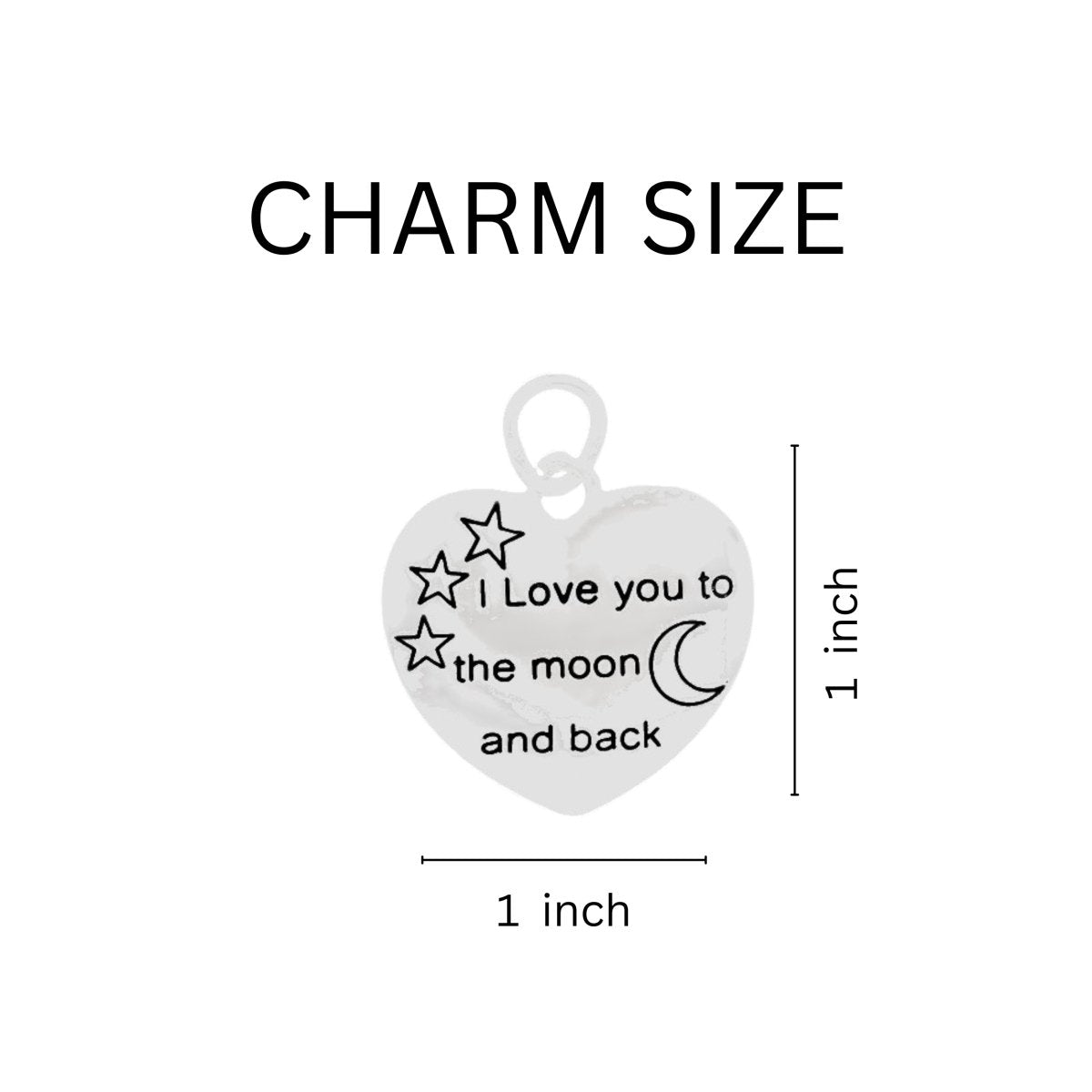 Love You To The Moon And Back Pink Ribbon Bracelets