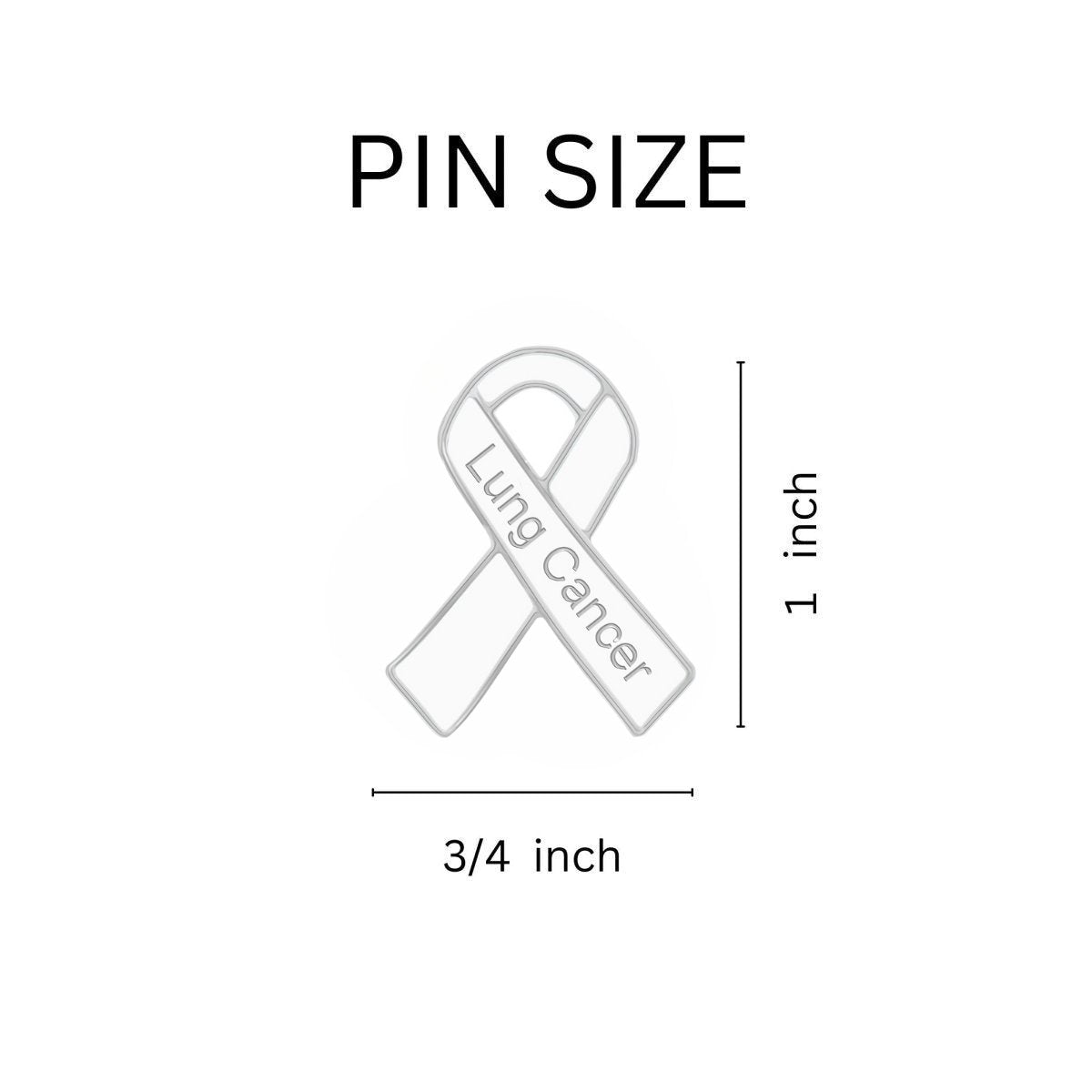 Lung Cancer Awareness Pins