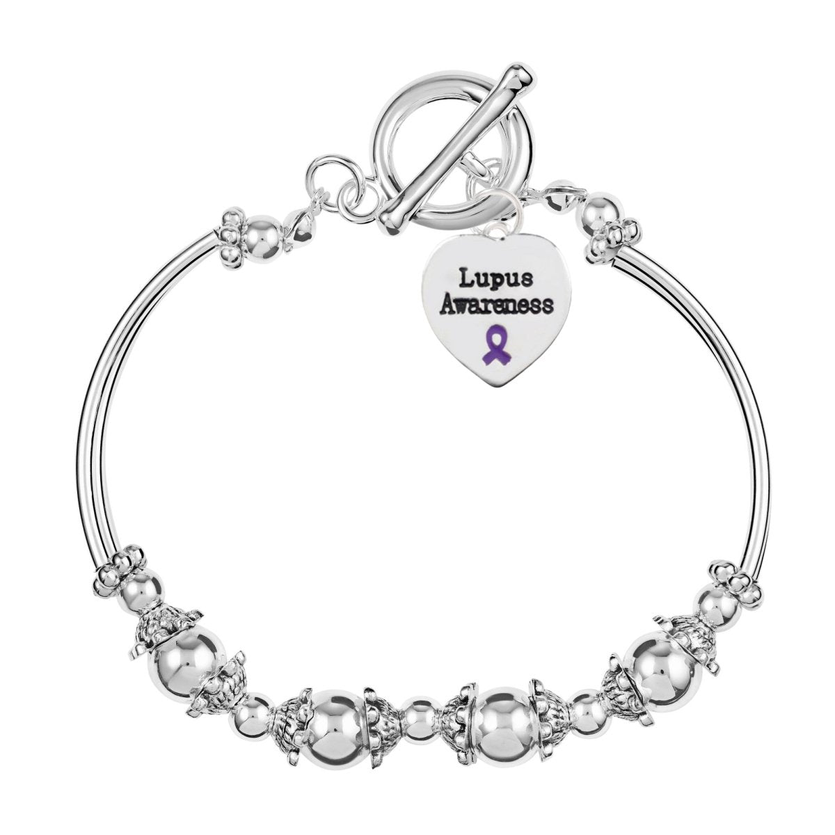 Lupus Awareness Partial Beaded Bracelets