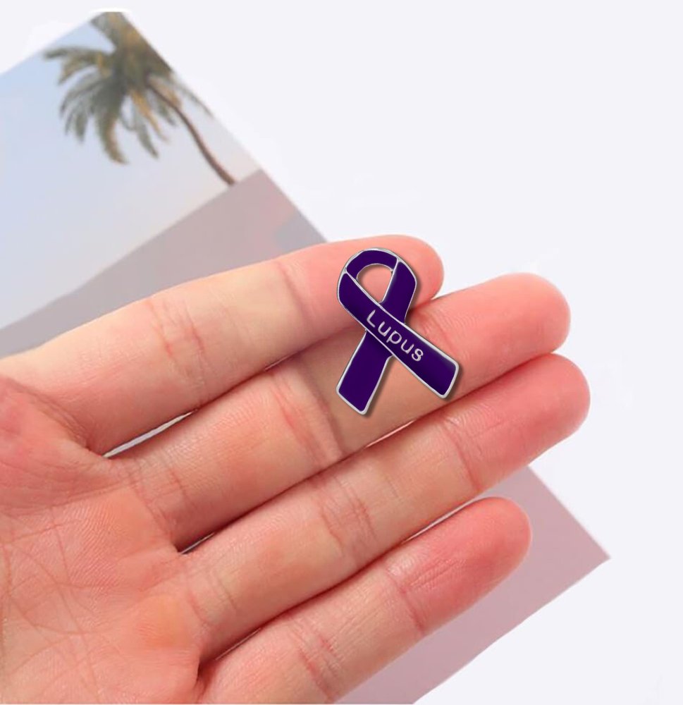 Lupus Awareness Ribbon Pins