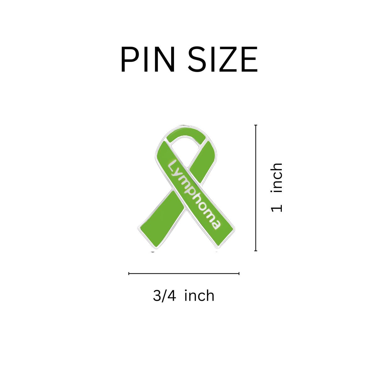 Lymphoma Awareness Ribbon Pins
