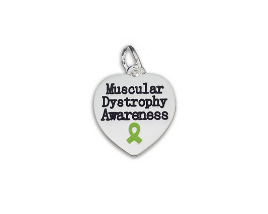 Muscular Dystrophy Awareness Heart Charms
