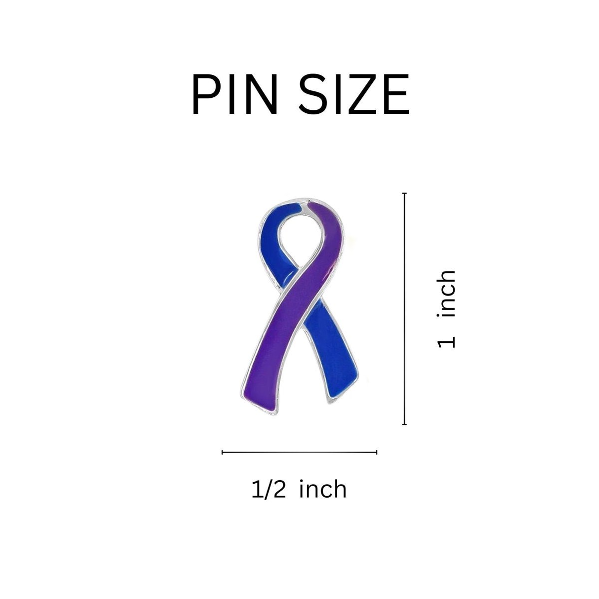 Pediatric Stroke Awareness Ribbon Pins