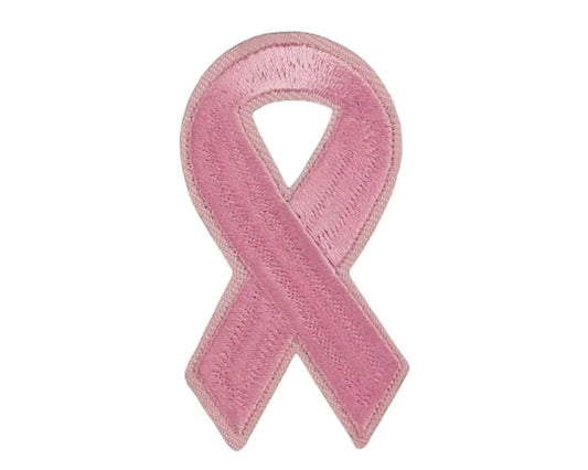 Pink Ribbon Breast Cancer Awareness Sew-On/Iron-On Patches