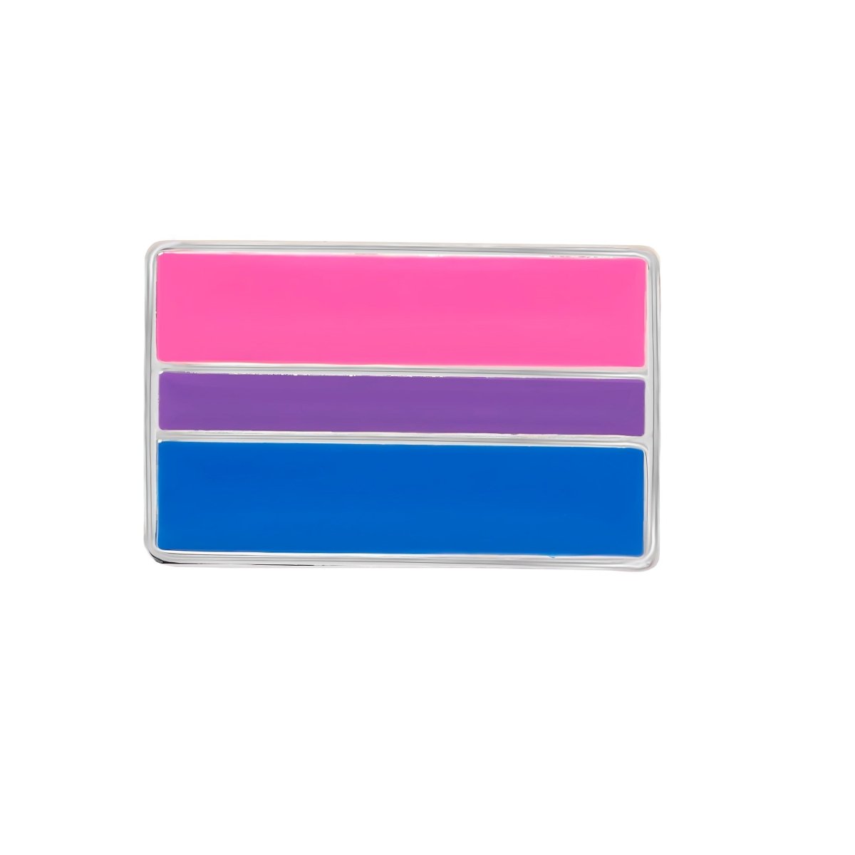 Rectangle Bisexual Pride Flag Pins