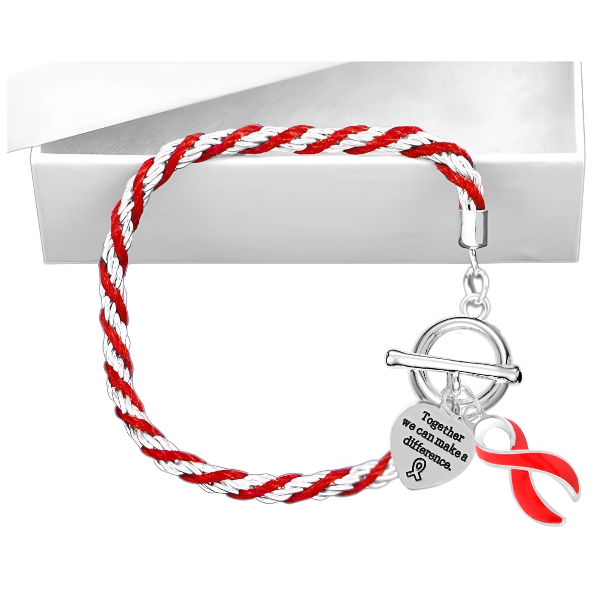 Rope Style Red Ribbon Bracelets