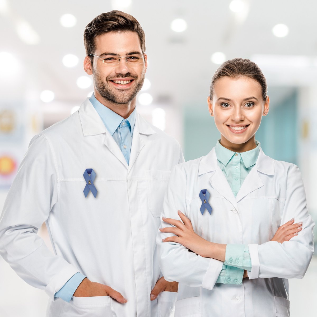 Satin Periwinkle Ribbon Awareness Pins